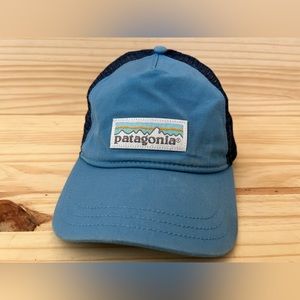 Patagonia Mesh Snapback Hat Blue
